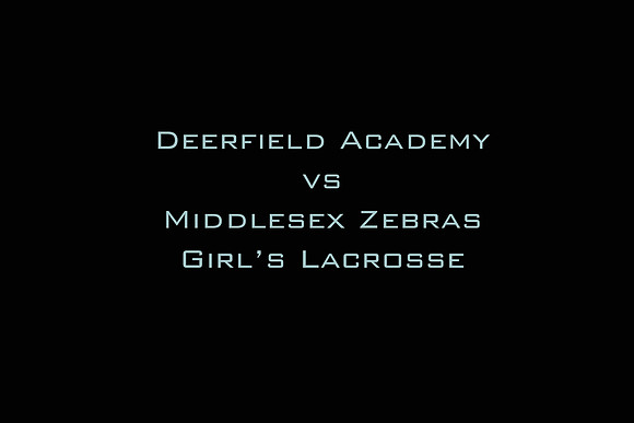 Deerfield vs Middlesex