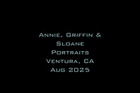 Annie, Griffin & Sloane Portraits Ventura, CA 2025