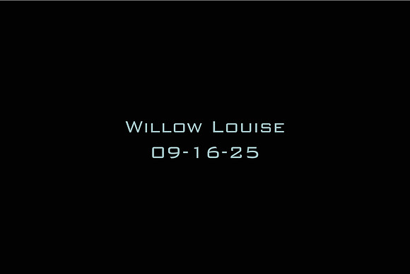 Willow Louise 09-16-25