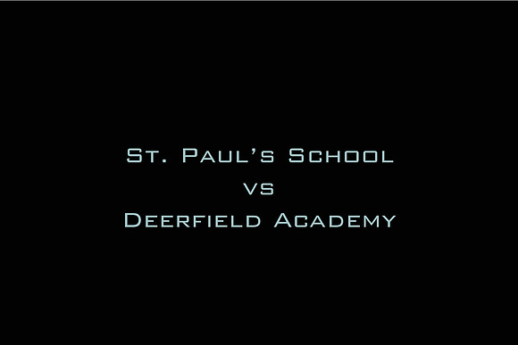 St. Paul's School vs Deerfield