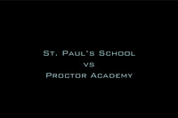 St. Paul's School vs Proctor Academy