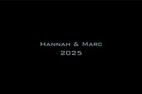 Hannah & Marc 2025