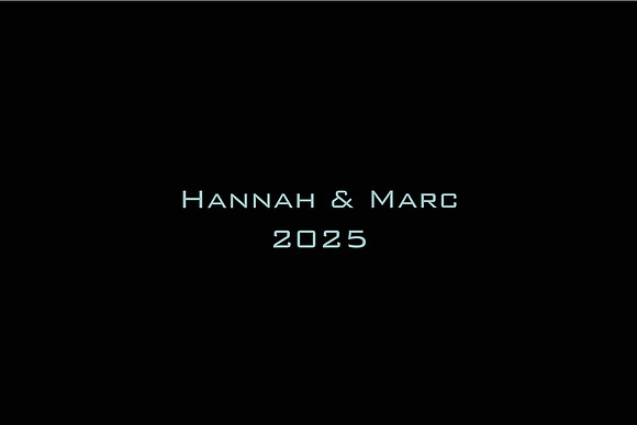 Hannah & Marc 2025
