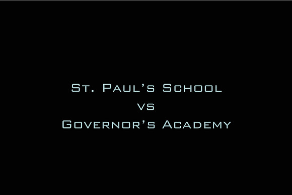 St. Paul's School vs Governor's Academy