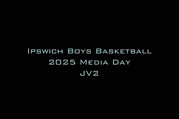 Ipswich Boys Basketball 2025 Media Day JV2