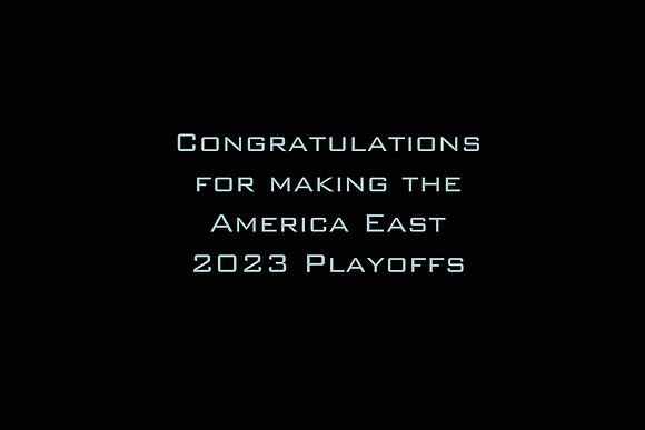 UNH Congrats making AE playoffs