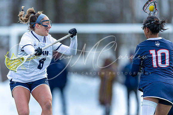 University of New Hampshire vs #25 University of Connecticut Women’s Lacrosse Game 2022_2022-02-27_03-28-13_AB5W5838_@TimCardew_2022