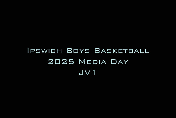 Ipswich Boys Basketball 2025 Media Day JV1