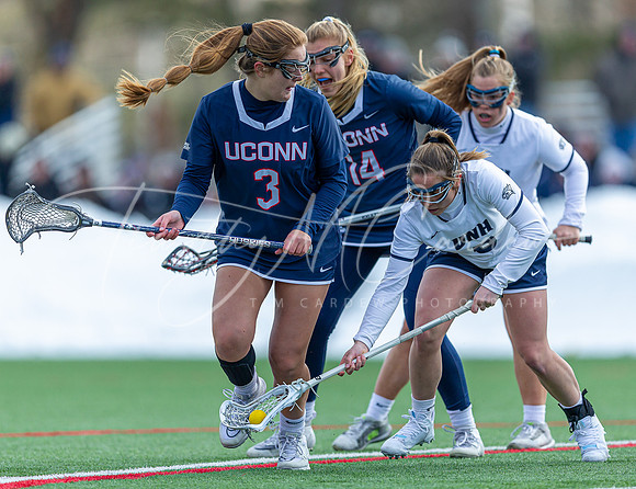 University of New Hampshire vs #25 University of Connecticut Women’s Lacrosse Game 2022_2022-02-27_03-30-43_AB5W5961_@TimCardew_2022