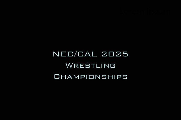 NEC CAL 2025 Wrestling Championships