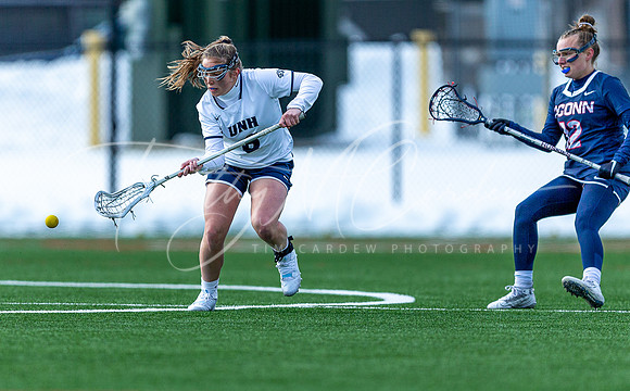 University of New Hampshire vs #25 University of Connecticut Women’s Lacrosse Game 2022_2022-02-27_02-20-36_AB5W3762_@TimCardew_2022